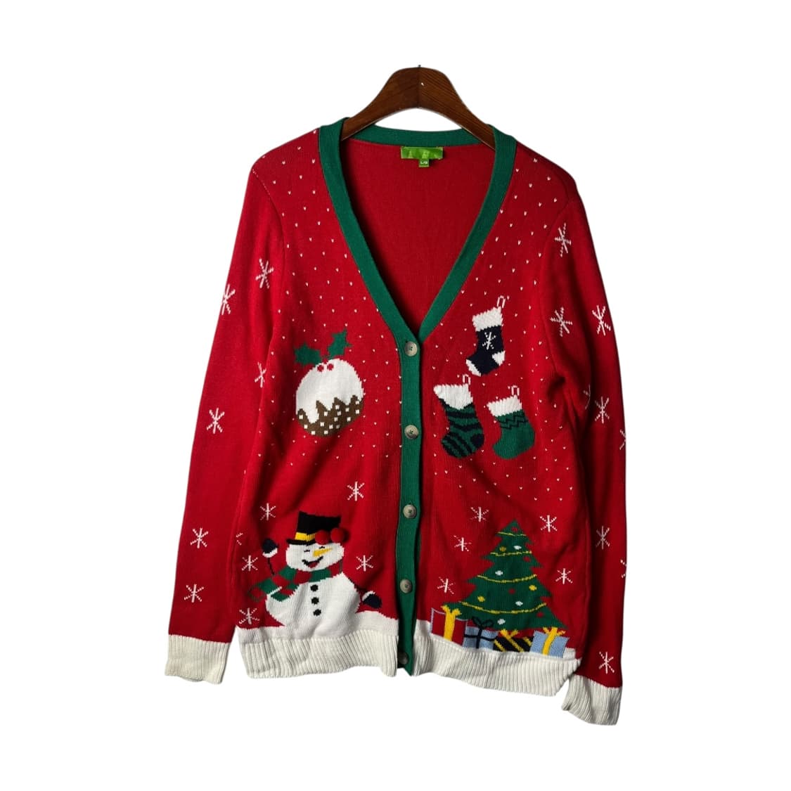 [JPN] 빈티지 크리스마스 가디건 상품이미지1