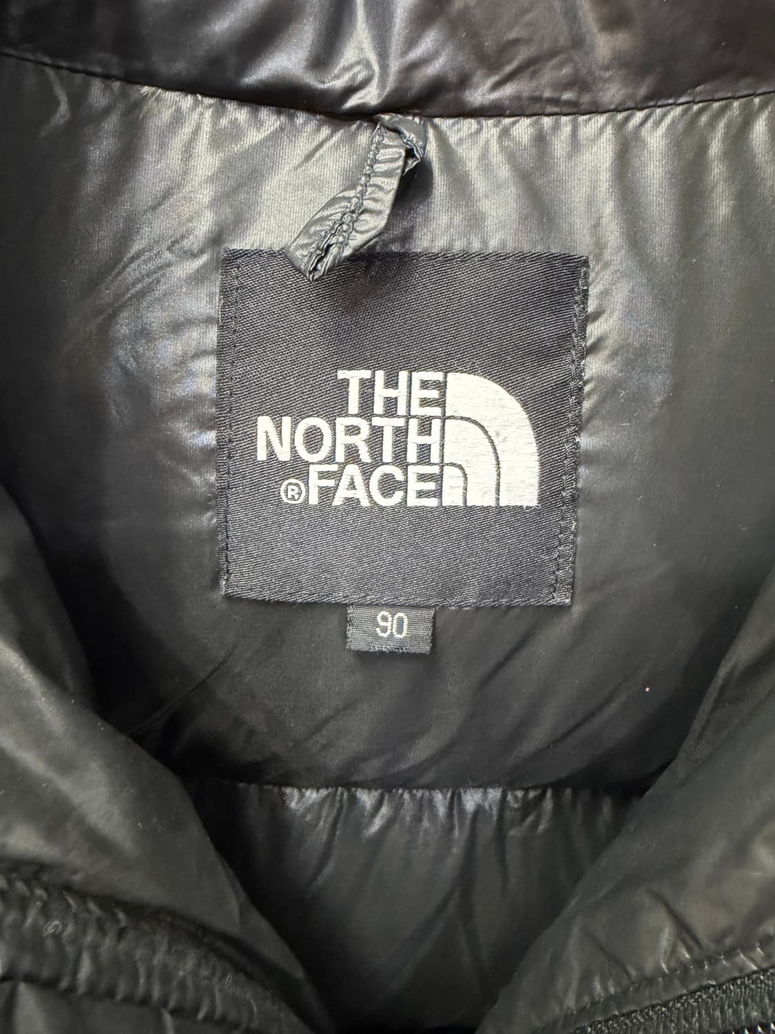 정품) 노스페이스 블랙 700 눕시 패딩 90 상품이미지7