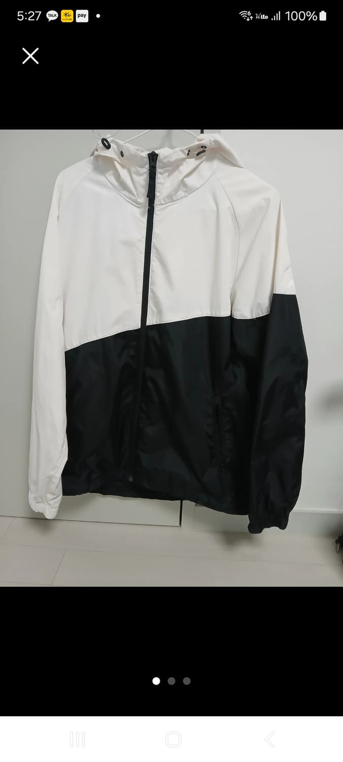 탑텐 투톤 바람막이.  L 상품이미지1