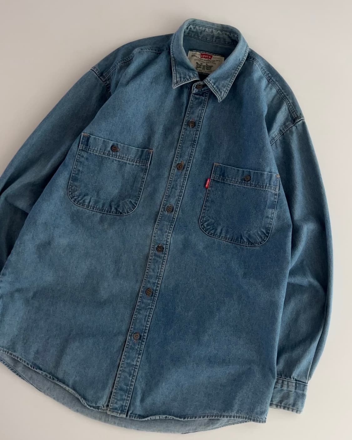 리바이스 투포켓 데님셔츠 M 상품이미지2