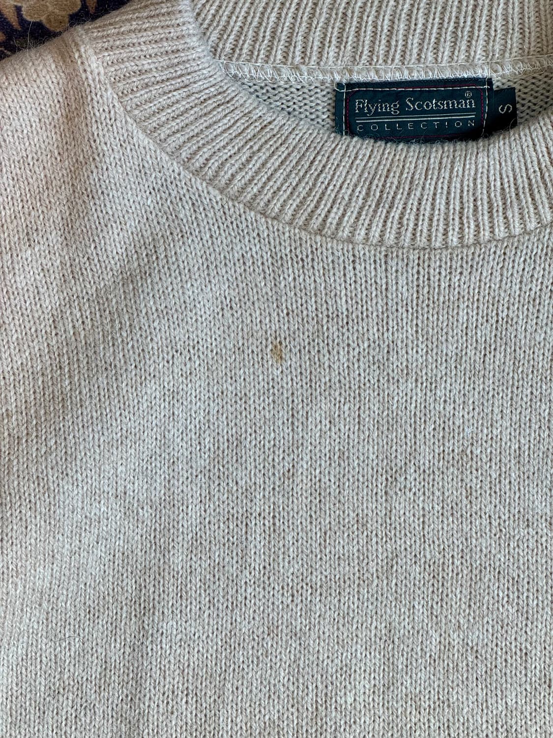 빈티지 Flying Sportsman 크루넥 울 스웨터 USA Made 상품이미지3