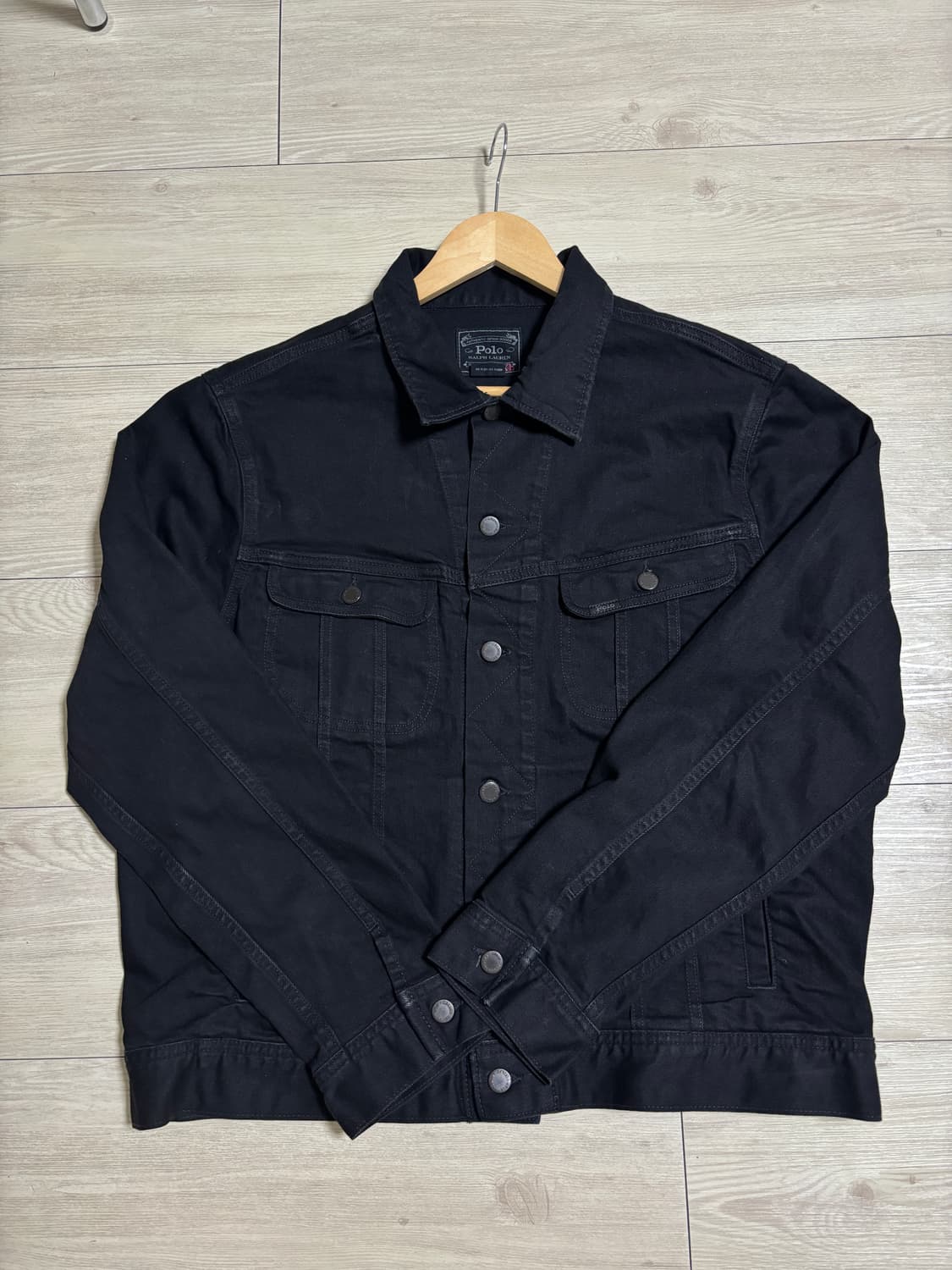 폴로 랄프로렌 트러커 자켓 블랙 상품이미지1