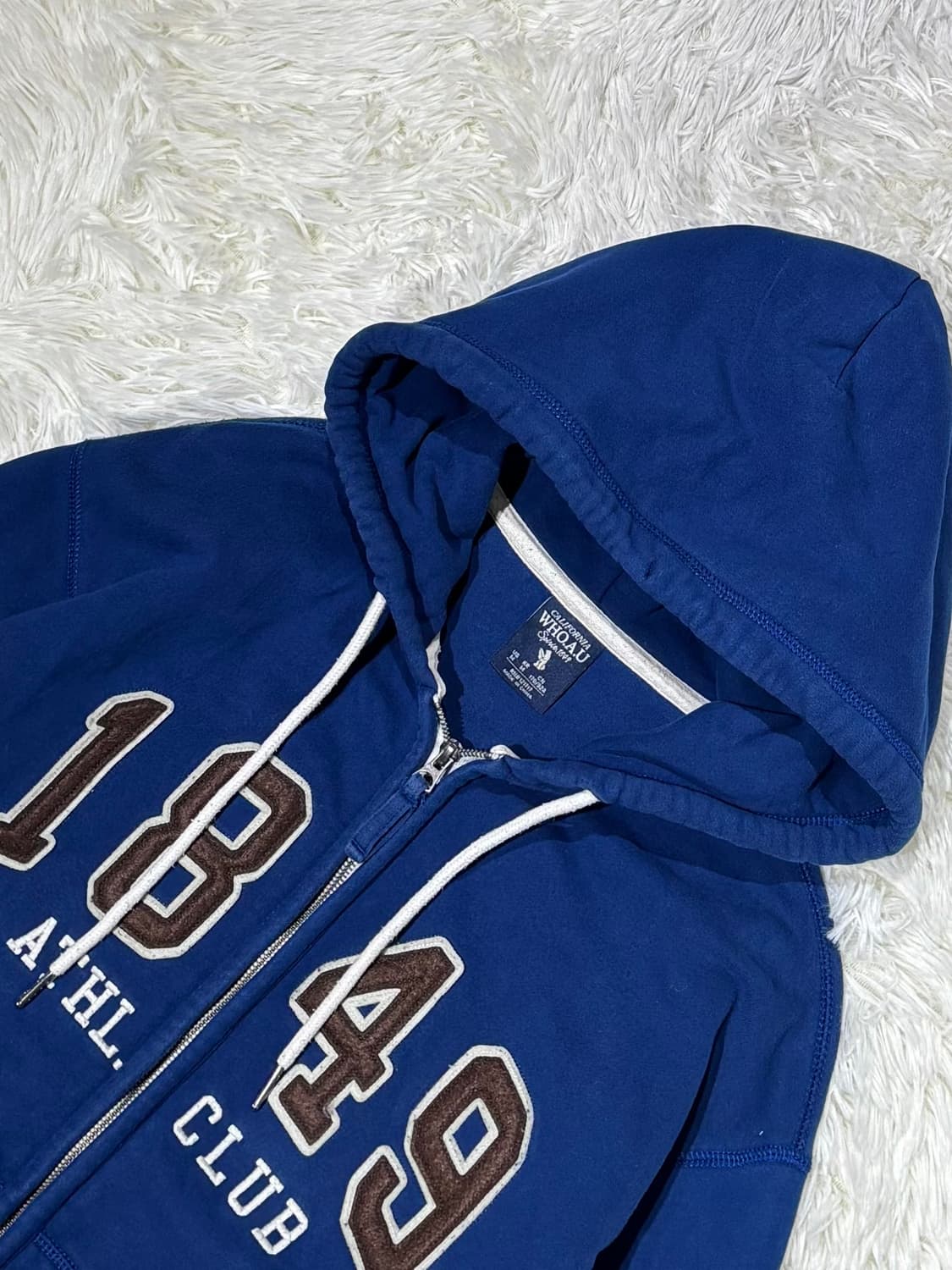 후아유 빅로고 투웨이 후드집업 상품이미지5