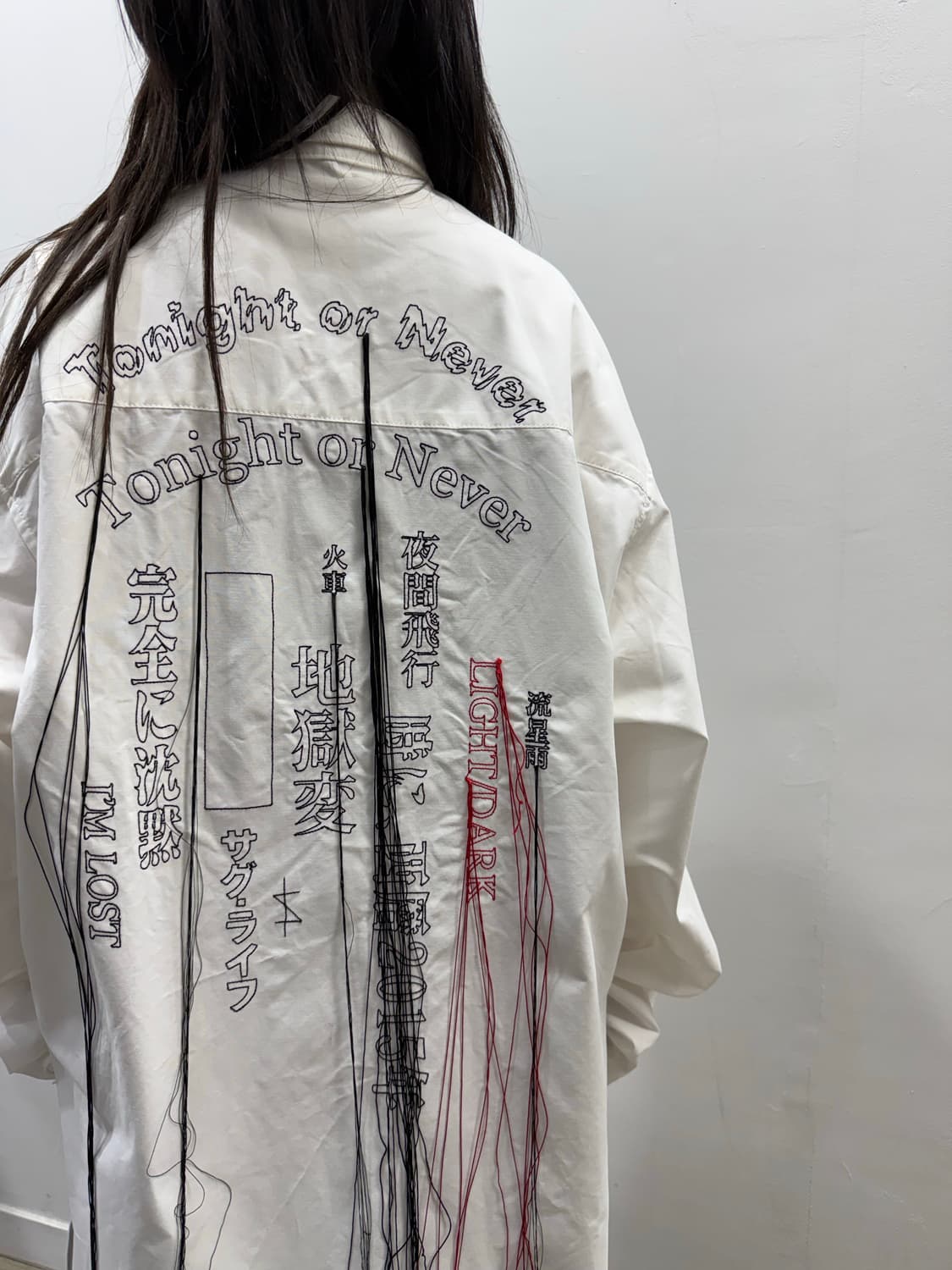 혜인서 15F/W Tonight or never 오버핏 롱 셔츠 상품이미지1