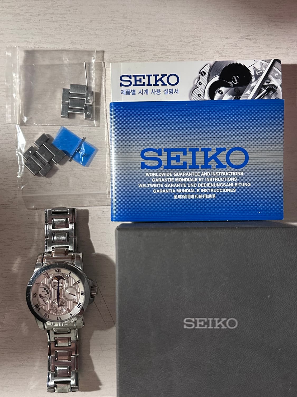 세이코 프리미어 문페이즈 SRX011 상품이미지1