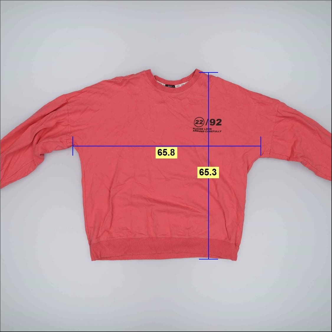 XXL 빈티지 프린팅 맨투맨 0424H1 상품이미지5