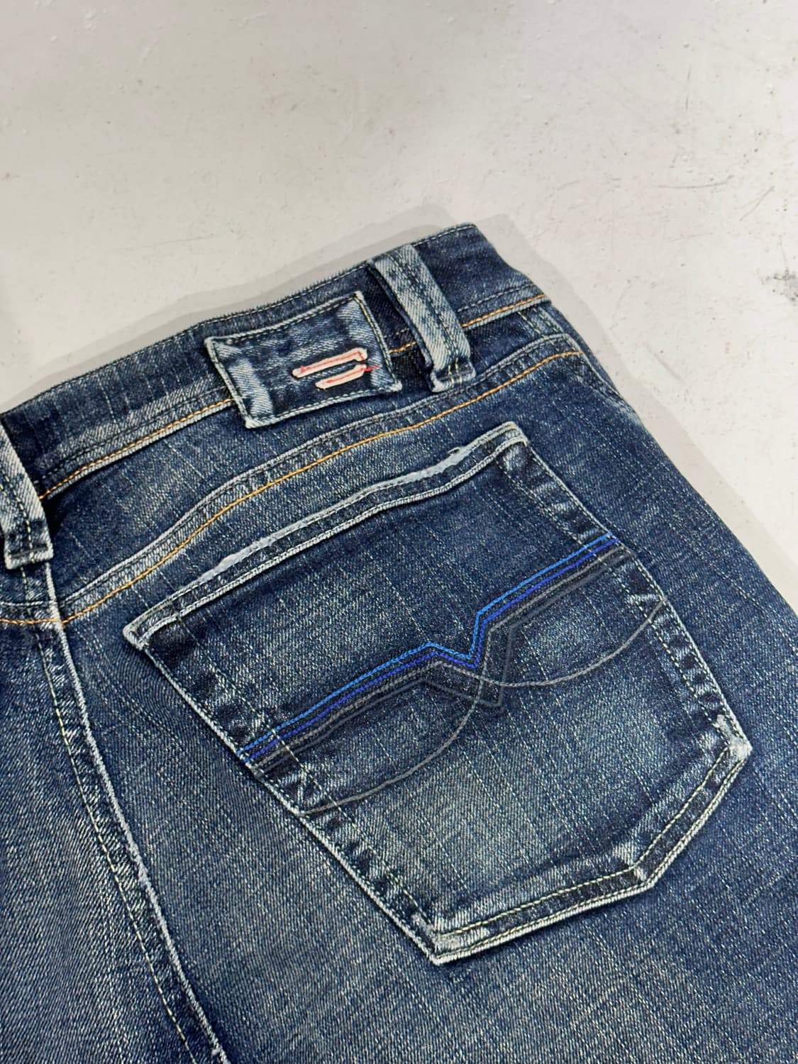 디젤 중청 와이드 데님 팬츠 29 상품이미지6