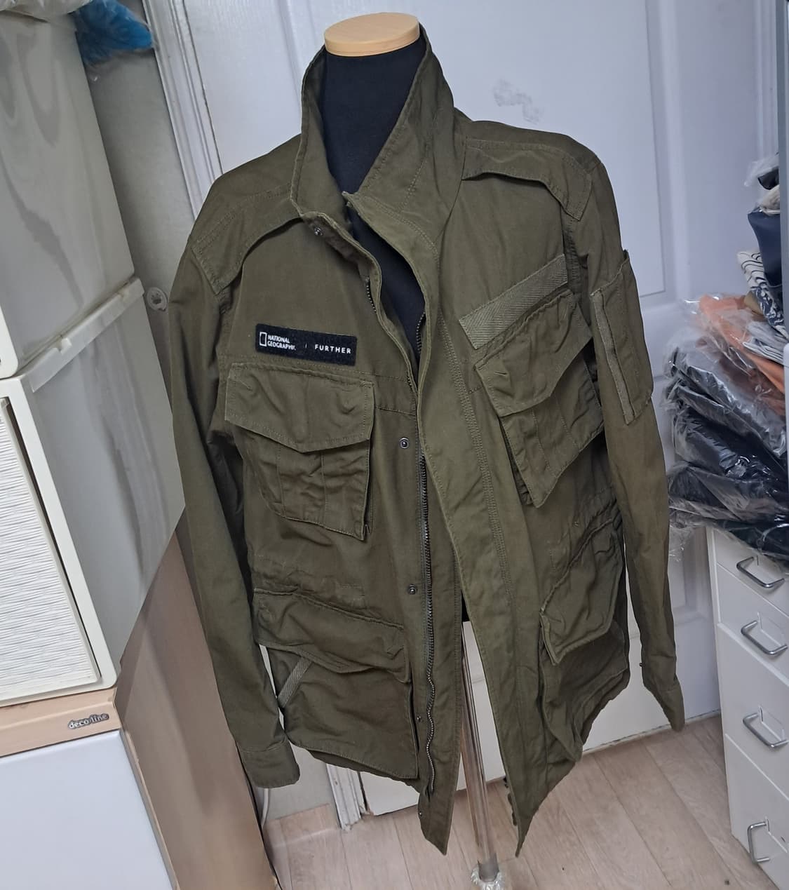 내셔널지오그래픽 유틸리티 자켓  야상XL(상태상급) 상품이미지1