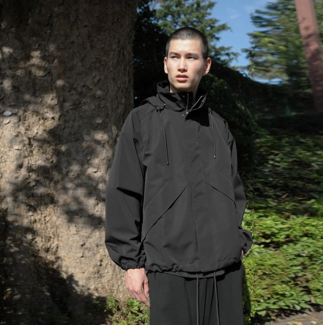 오라리 / 울 맥스 캔버스 후드 블루종 / 4 상품이미지2