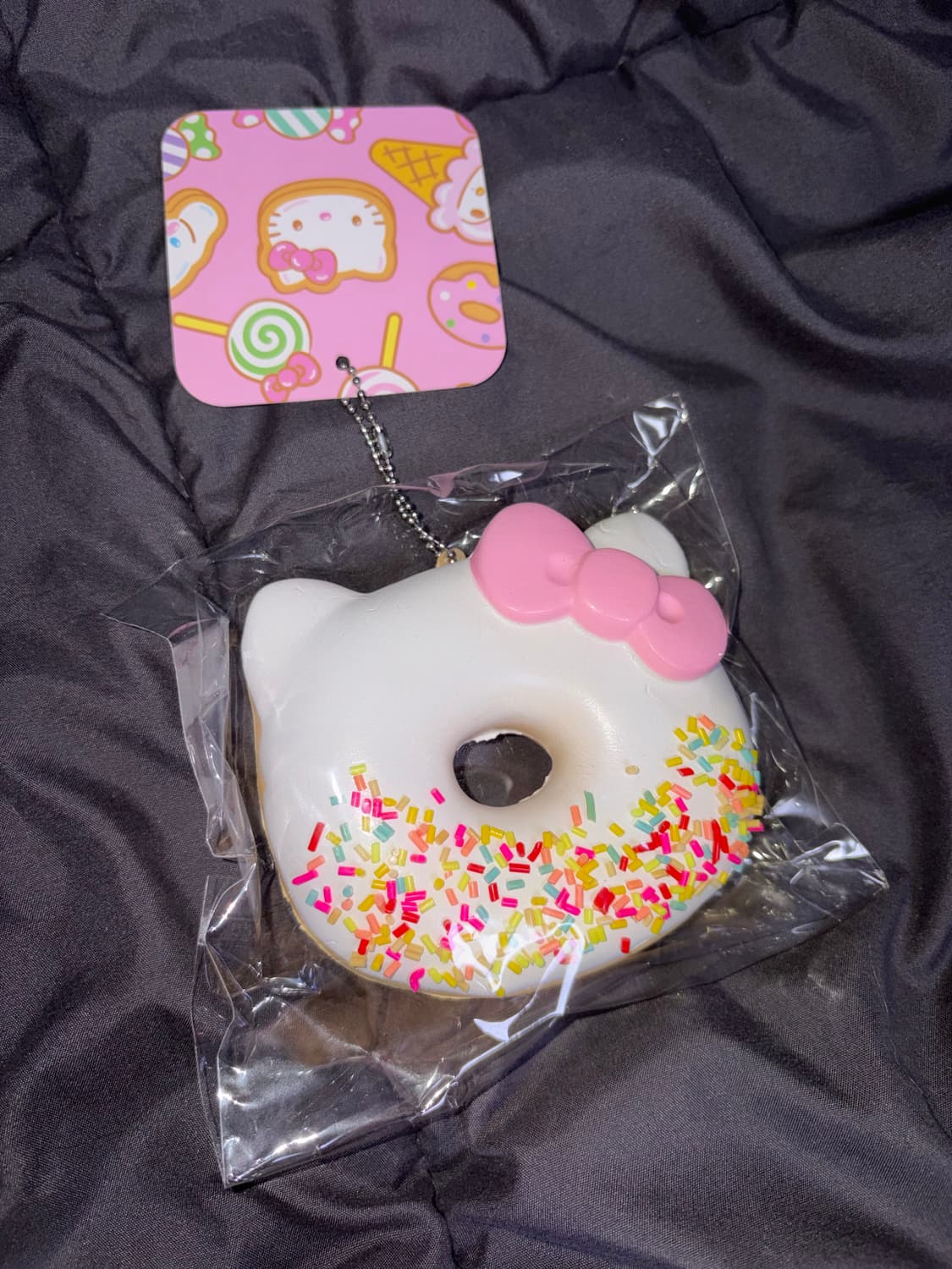 하라주쿠 산리오 도넛키티 키링 (일본 정품) 상품이미지1