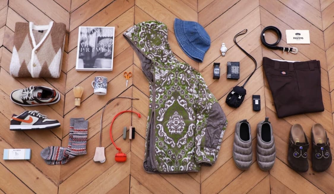 [36] 유즈드 디키즈 874 다크브라운+블랙 세트 상품이미지7