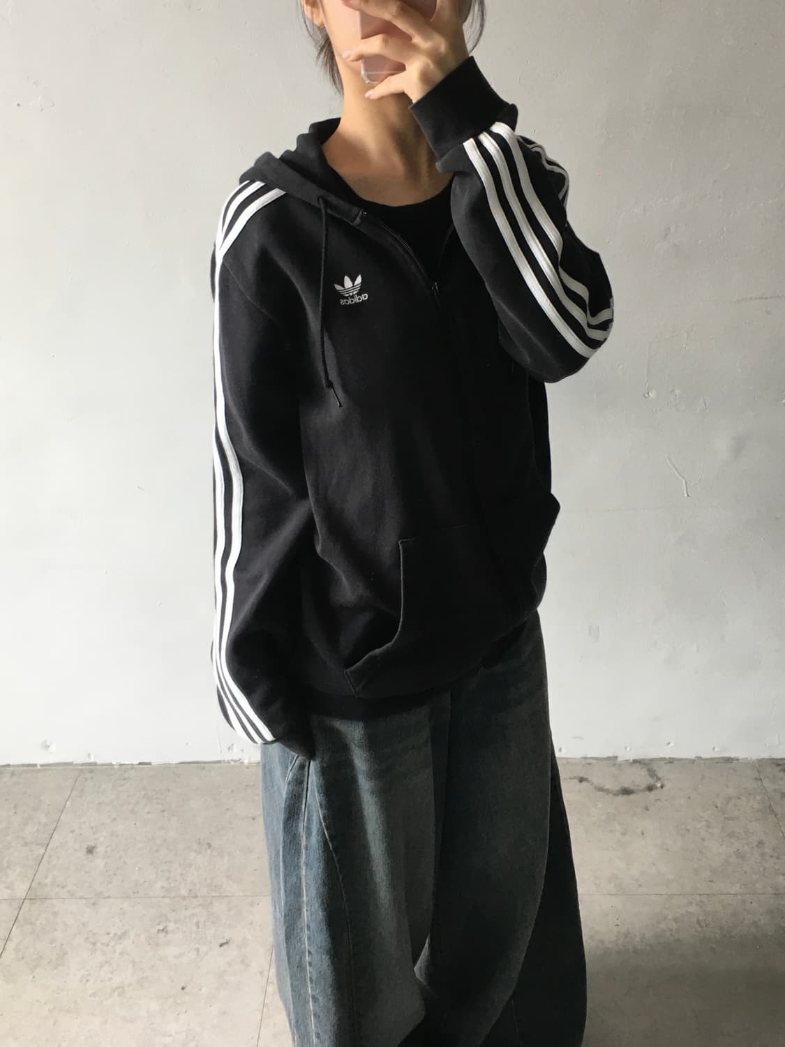 아디다스 사이드라인 후드집업 상품이미지2