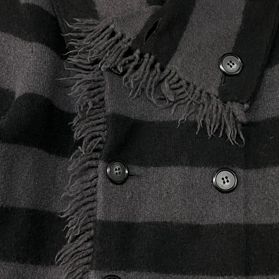  고무 펑크 스트라이프 울 자켓 y14817 상품이미지4