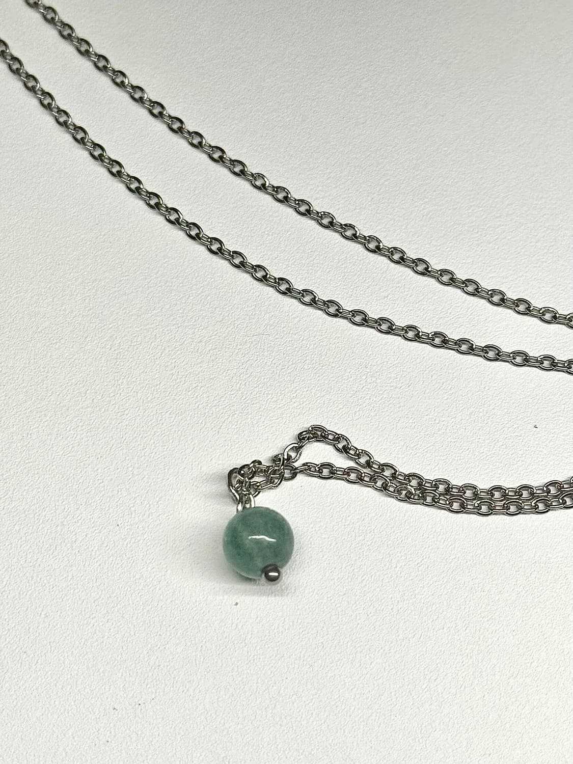 (~11/30) 천연석 버마옥 목걸이 상품이미지1