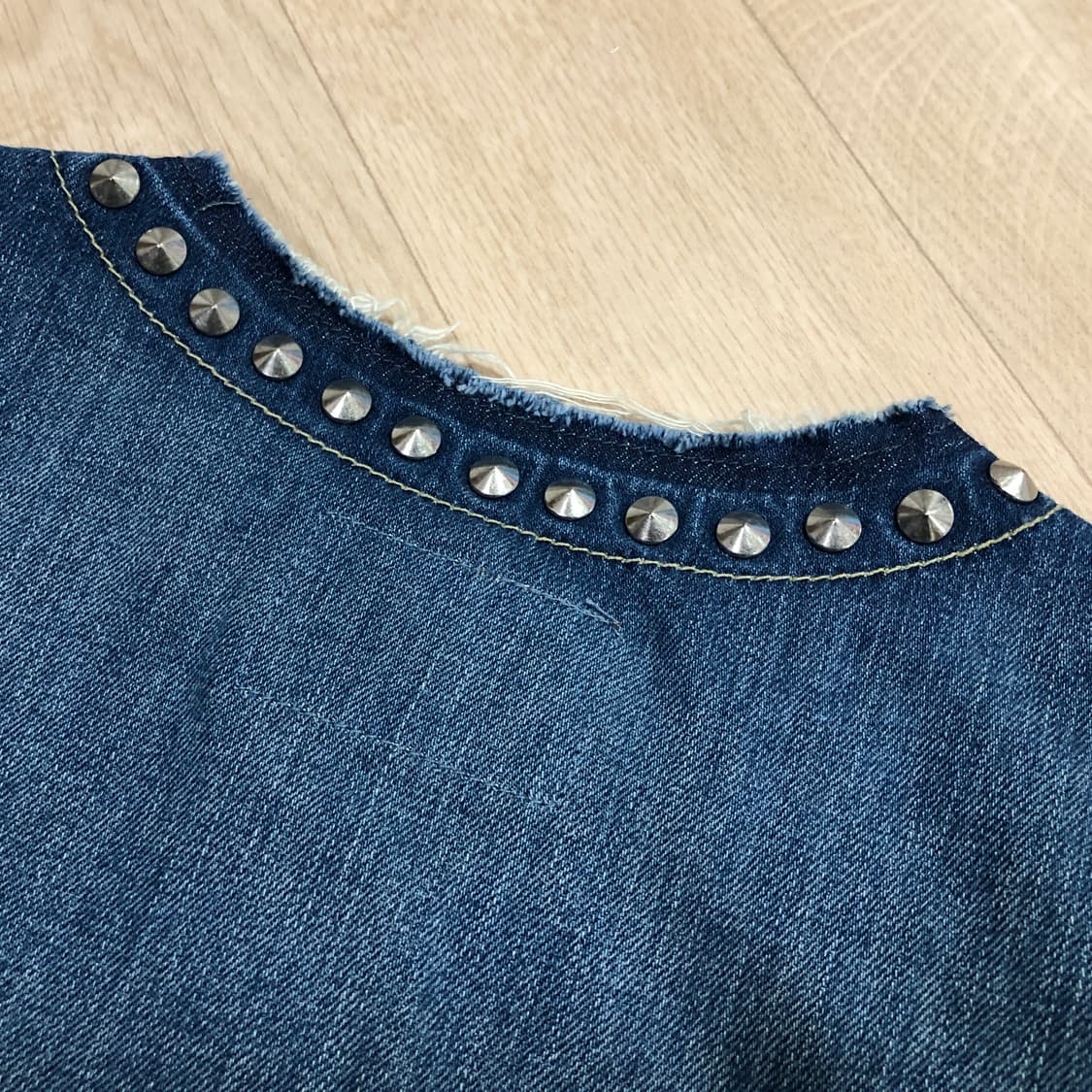 히스테릭글래머 프린지 스터드 데님자켓 S 상품이미지6