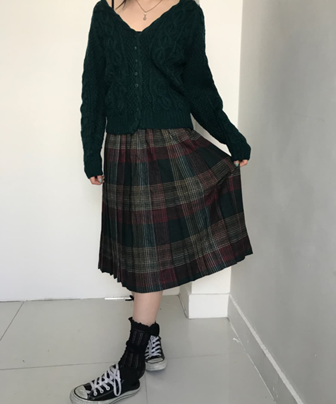 Classic check skirt 상품이미지1