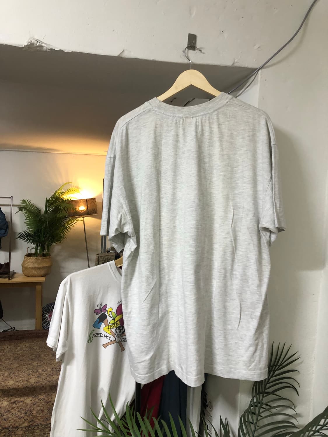 Hanes Willkommen 화이트 반팔티 상품이미지2