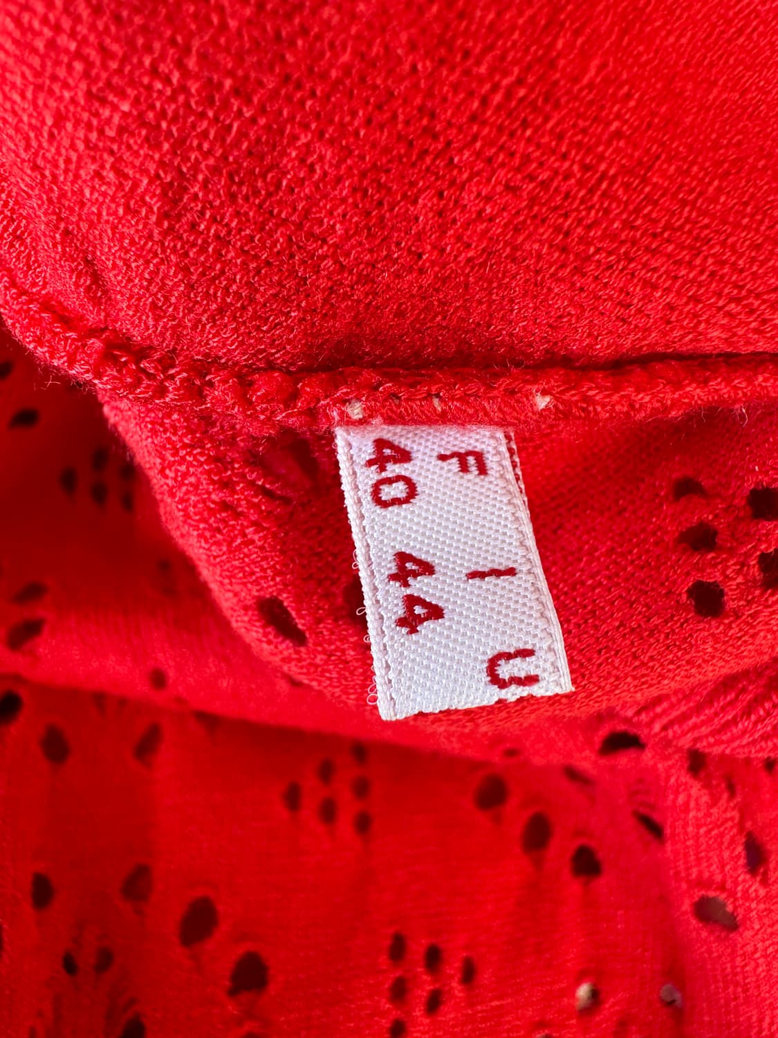 텍있는 새상품 See By Chloé 레드 레이스 원피스40(55사이즈4 상품이미지9