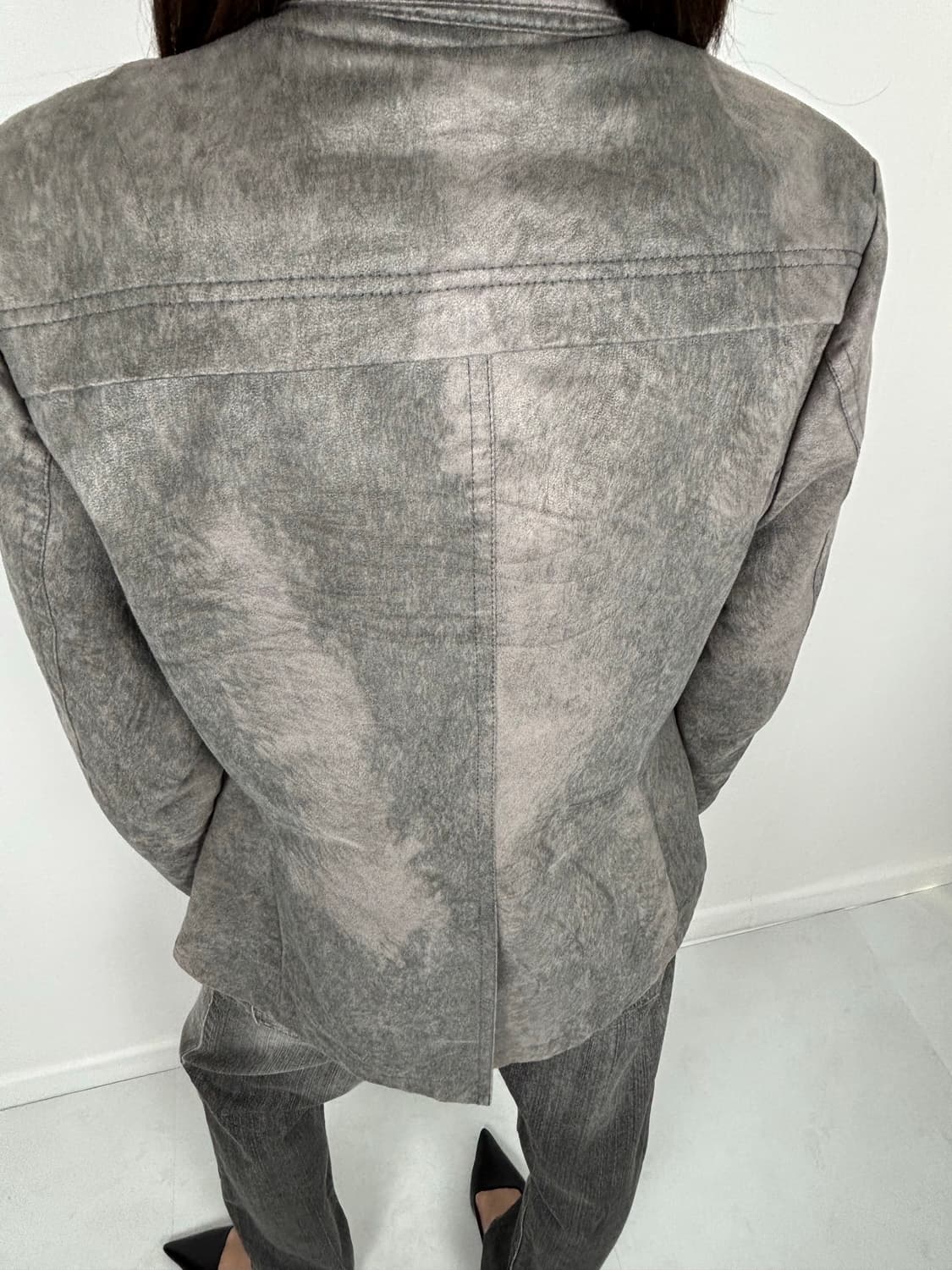 GRAY WASHED SUEDE JACKET 상품이미지8