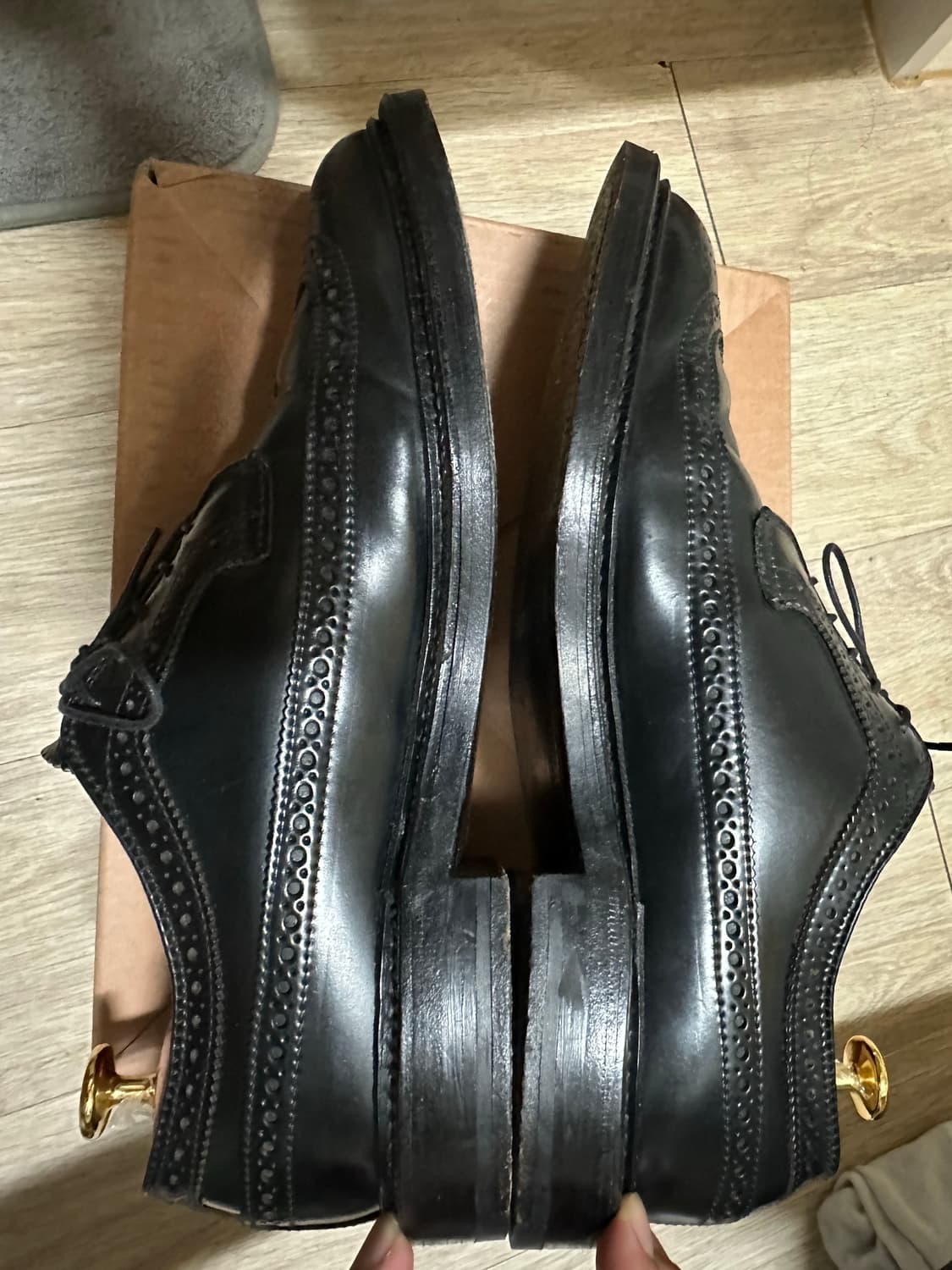 알든9751 코도반 블랙 8.5D 상품이미지8