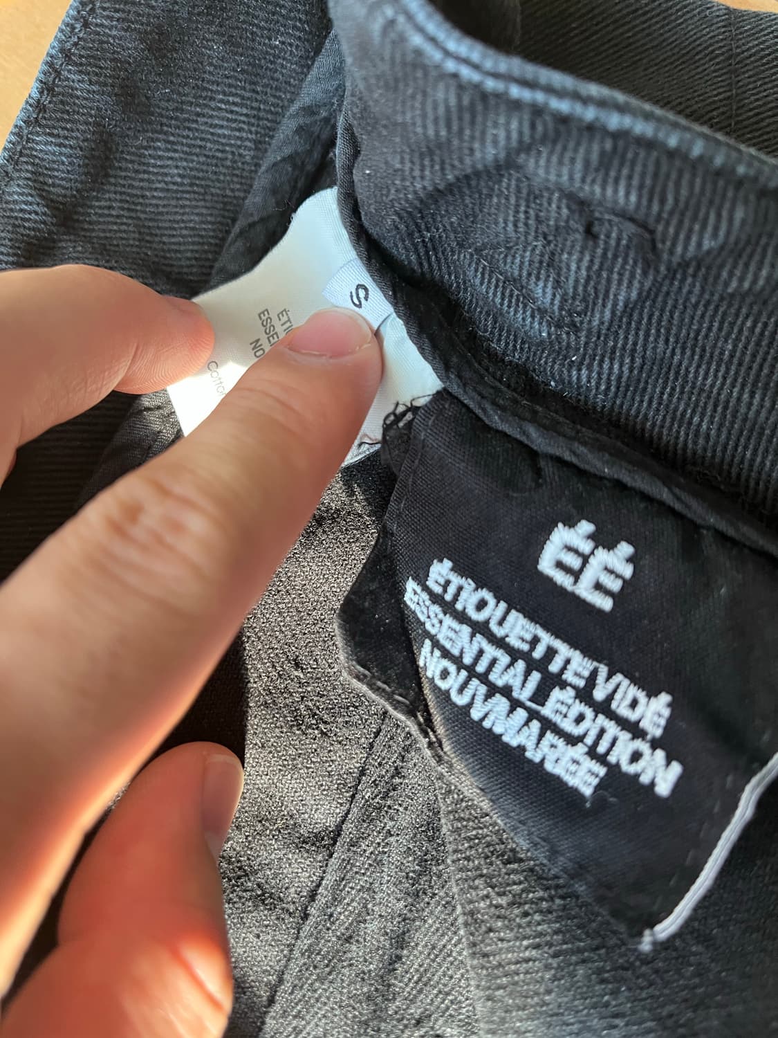 ee garments dyed workpants 블랙 사이즈 s 상품이미지3