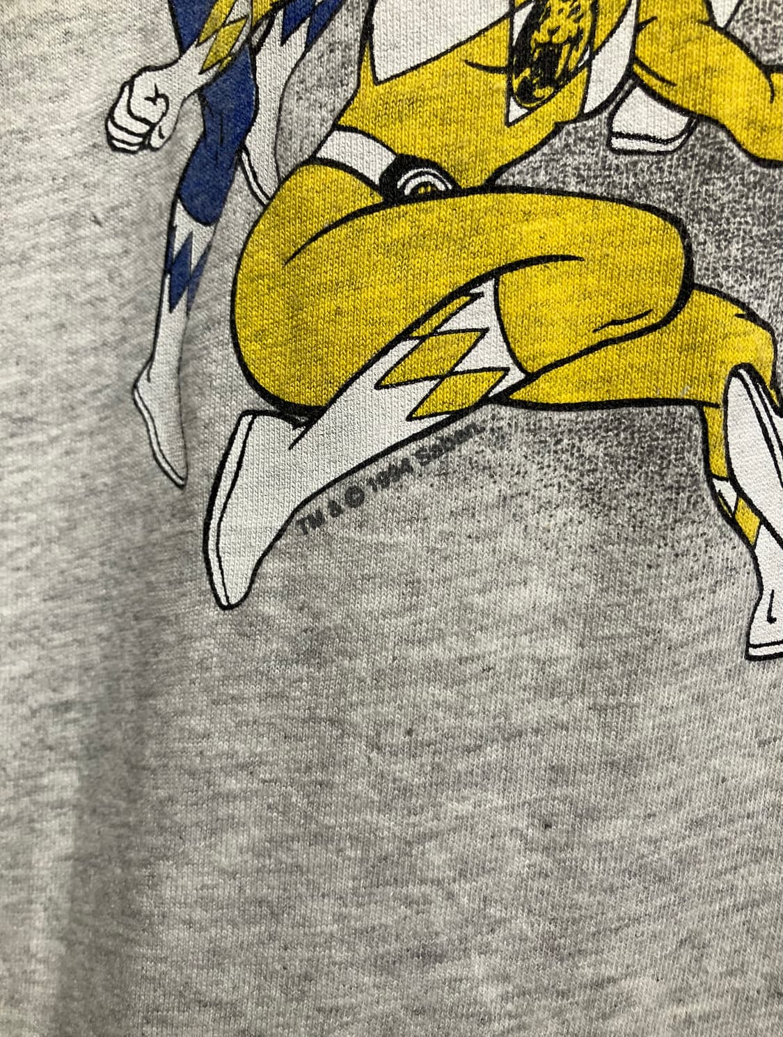 90s USA 빈티지 마이티 몰핀 파워레인저 반팔 티셔츠 상품이미지4