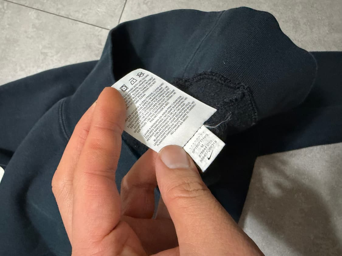 나이키 SB 블랙컬러 로고스펠아웃 빈티지 스웻후드셔츠 95size  상품이미지4