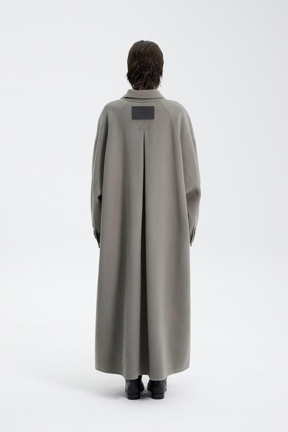 트리밍버드 와이드 롱코트 [카키그레이] 상품이미지5