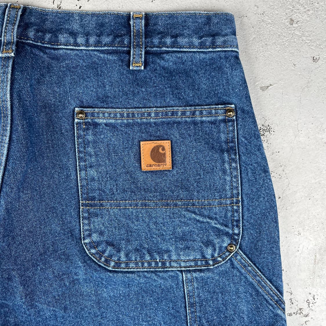 칼하트 더블니 데님 팬츠 상품이미지5