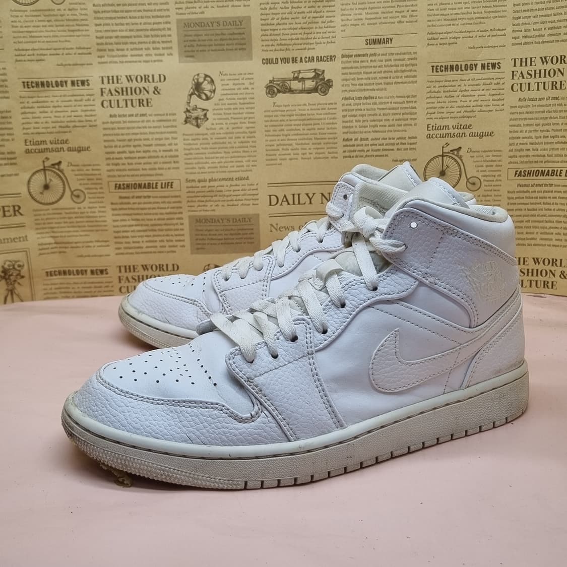 나이키 에어조던1 화이트 미드275 상품이미지1