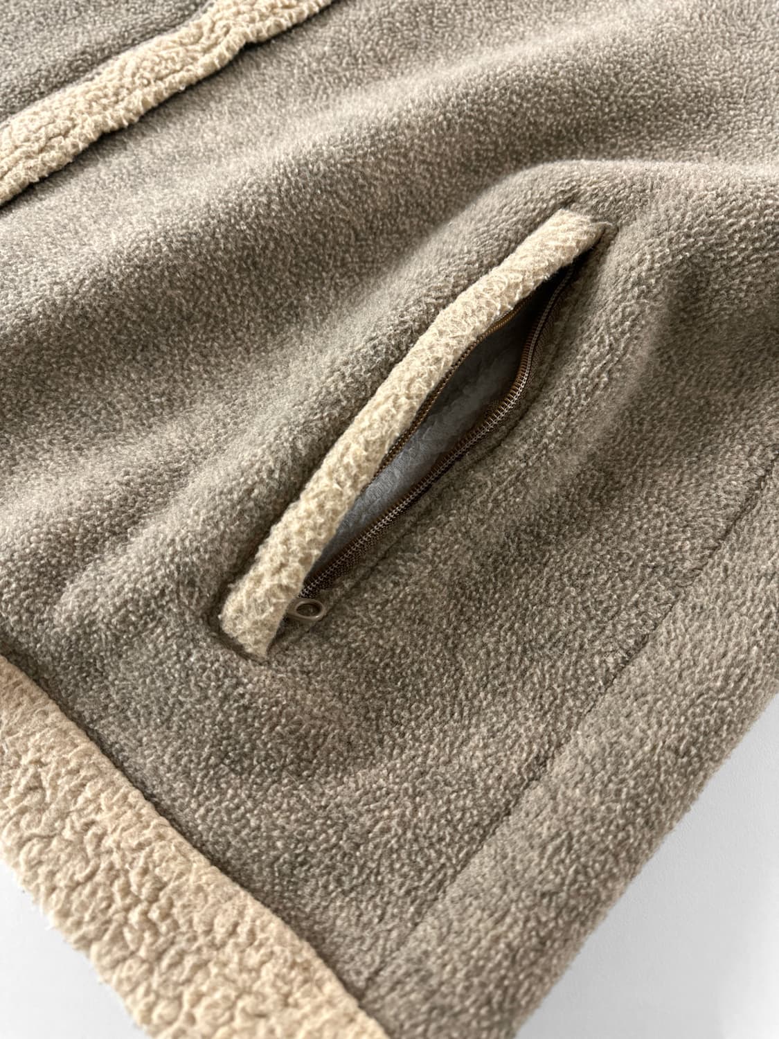 90s 빈티지 엘엘빈 쉐르파 라인 플리스 자켓 상품이미지10