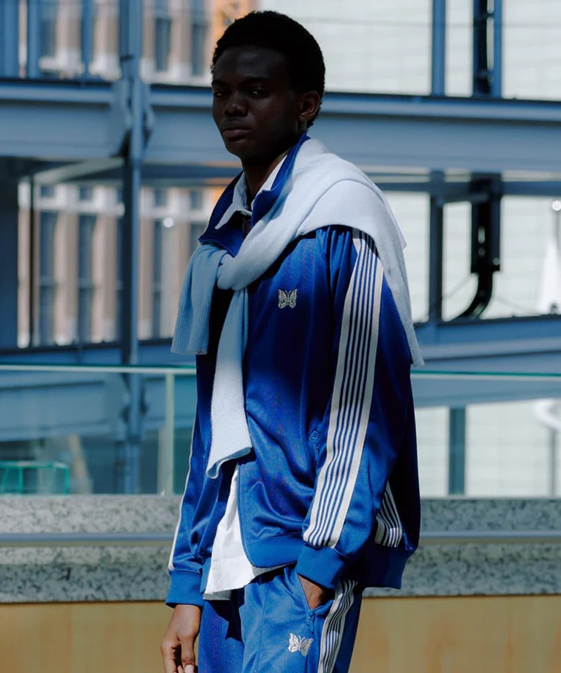 니들스 x LHP 폴리트랙자킷 로얄블루XL 상품이미지1