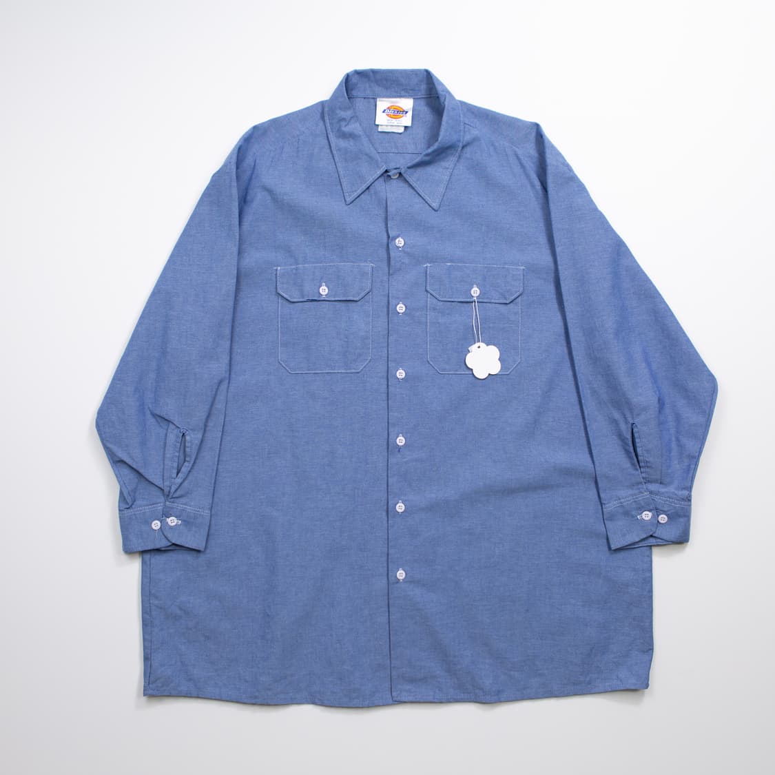 80s 디키즈 샴브레이 워크 셔츠 상품이미지1