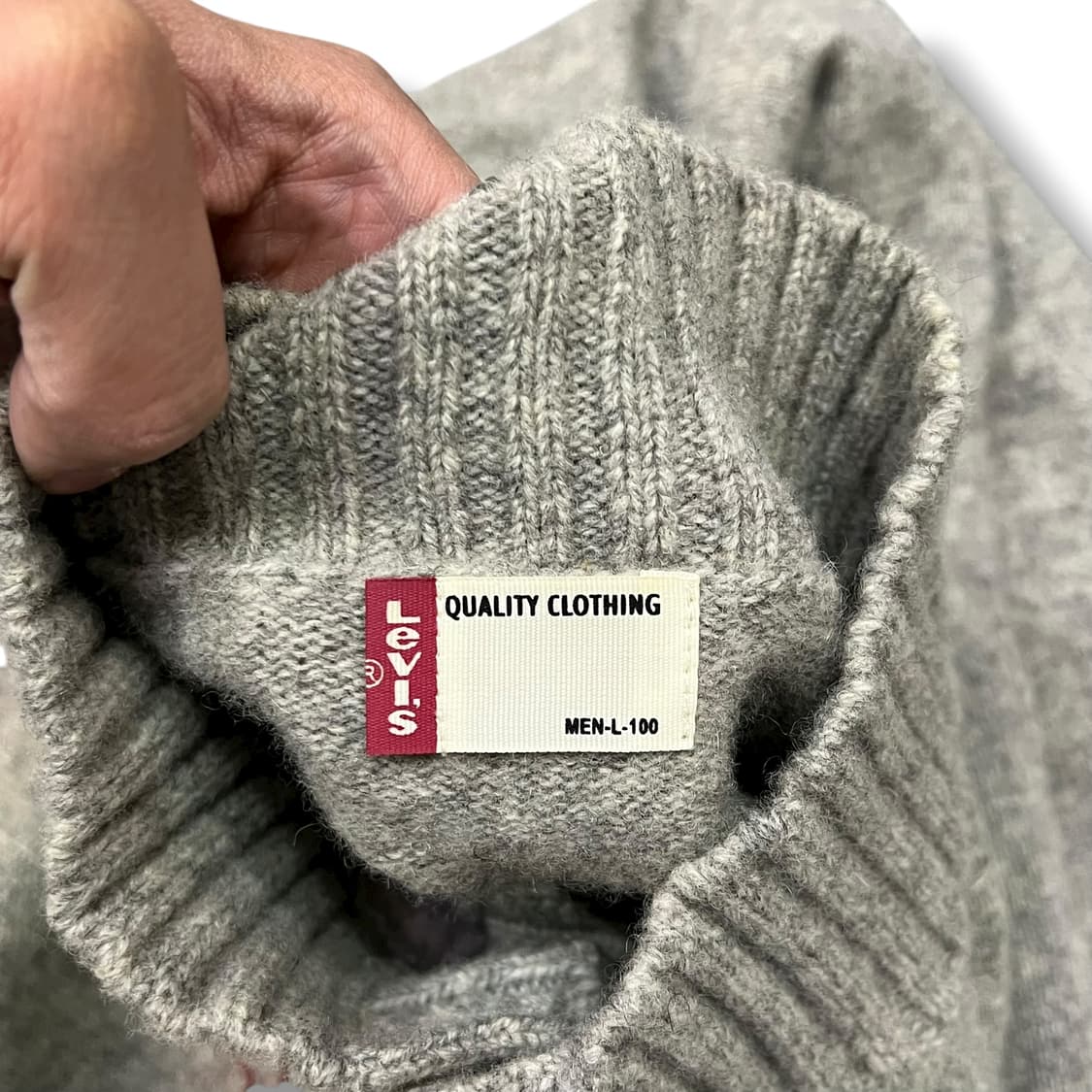  리바이스 버튼 넥 니트 y14081 상품이미지8