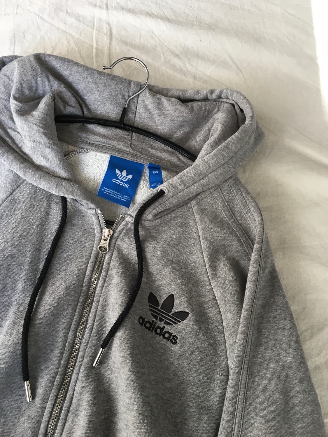 아디다스 가슴로고 후드집업 상품이미지4