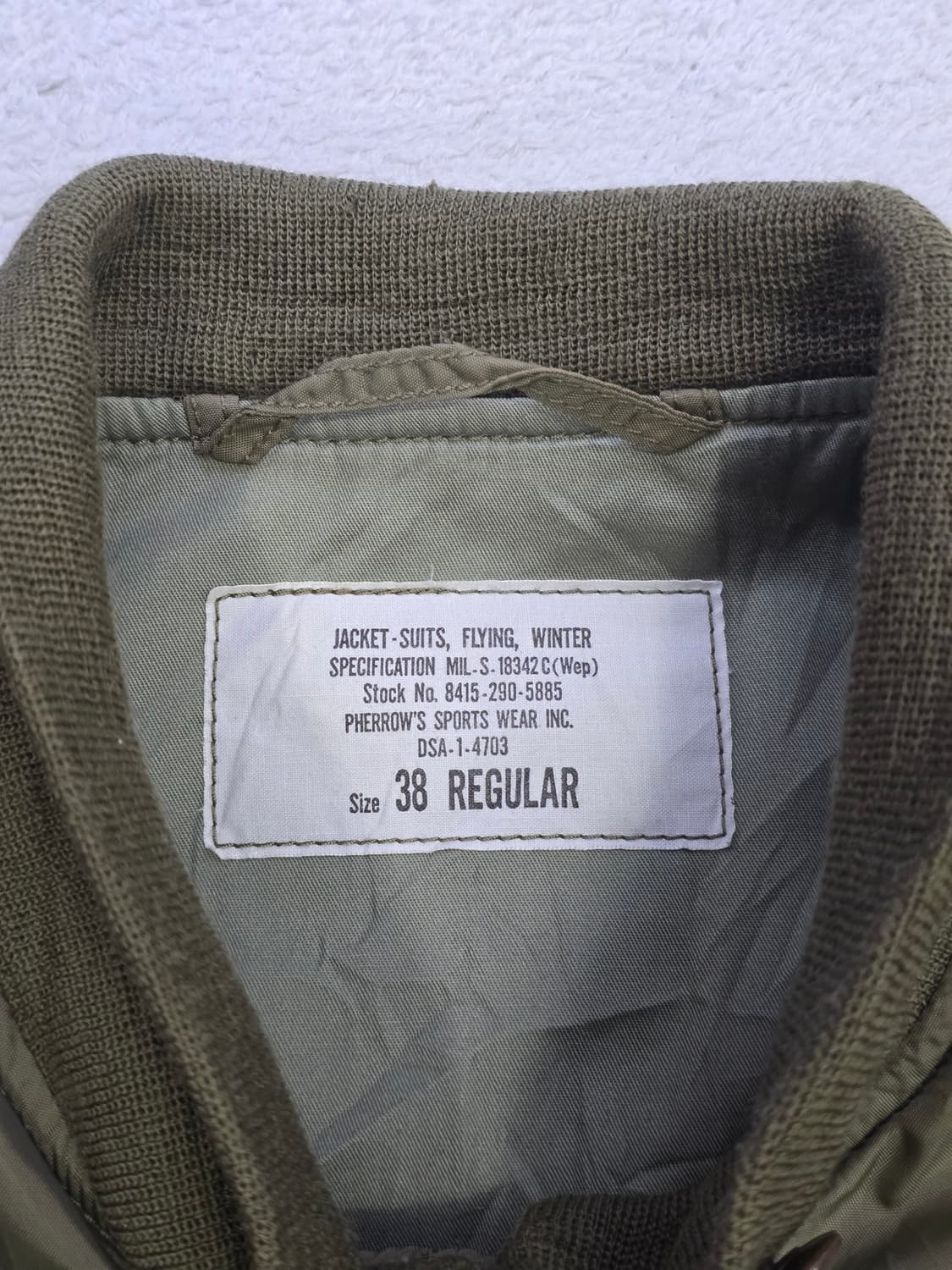 Pherrow's 페로우즈 플라잉 자켓 38사이즈 상품이미지8