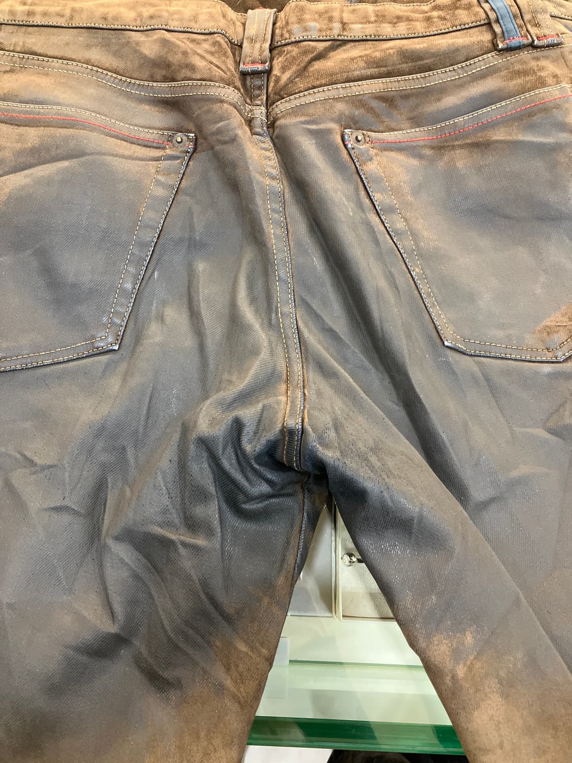 보이콧 워싱 브라운 데님 팬츠 3 상품이미지6