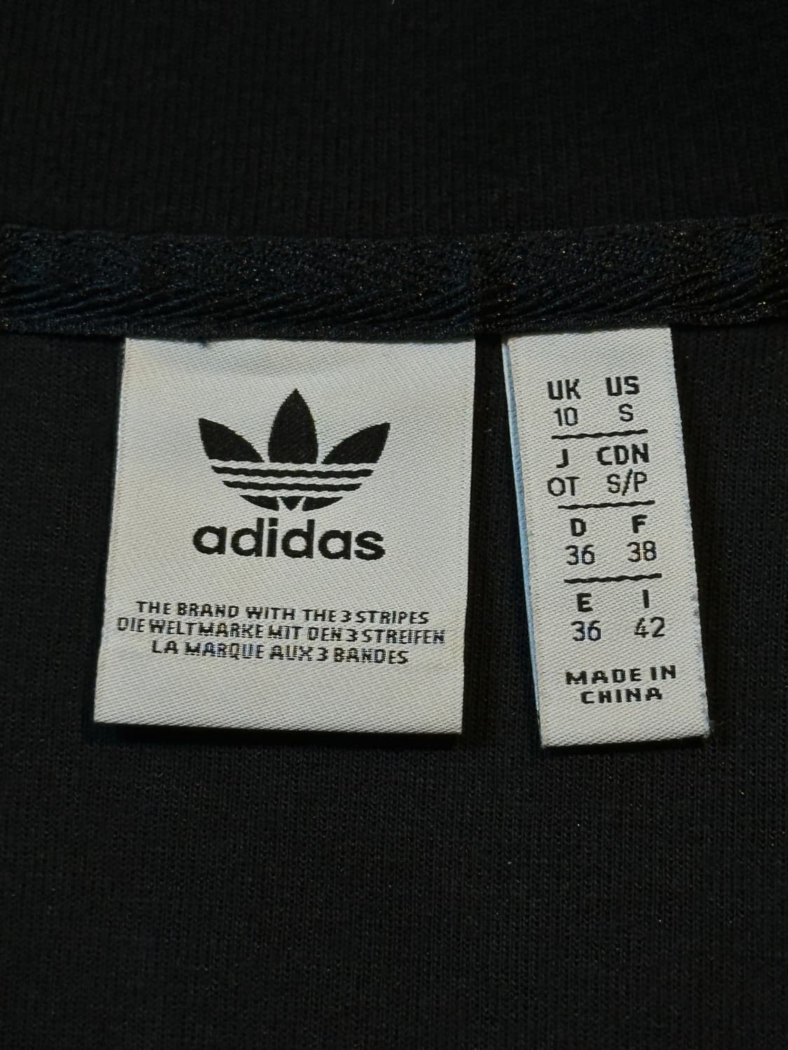 아디다스 ADIDAS 락업 하프 반집업 맨투맨 블랙 상품이미지4