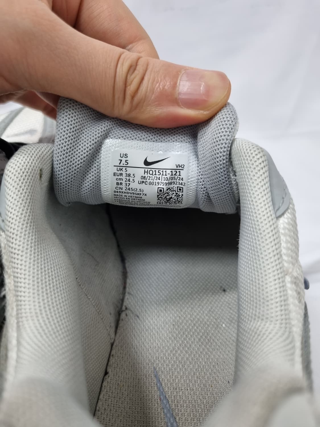 245 나이키 이니시에이터 라이트 본 스모크 그레이 상품이미지7