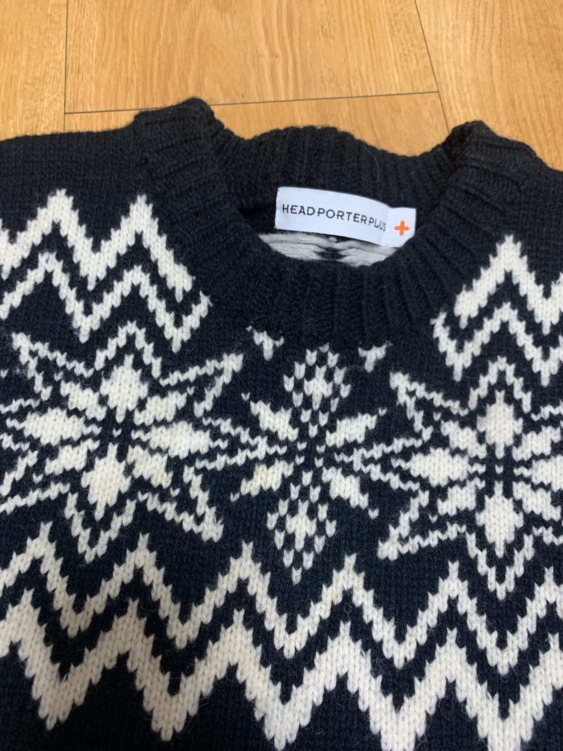 헤드 포터 플러스 울 100% 니트 L 상품이미지2