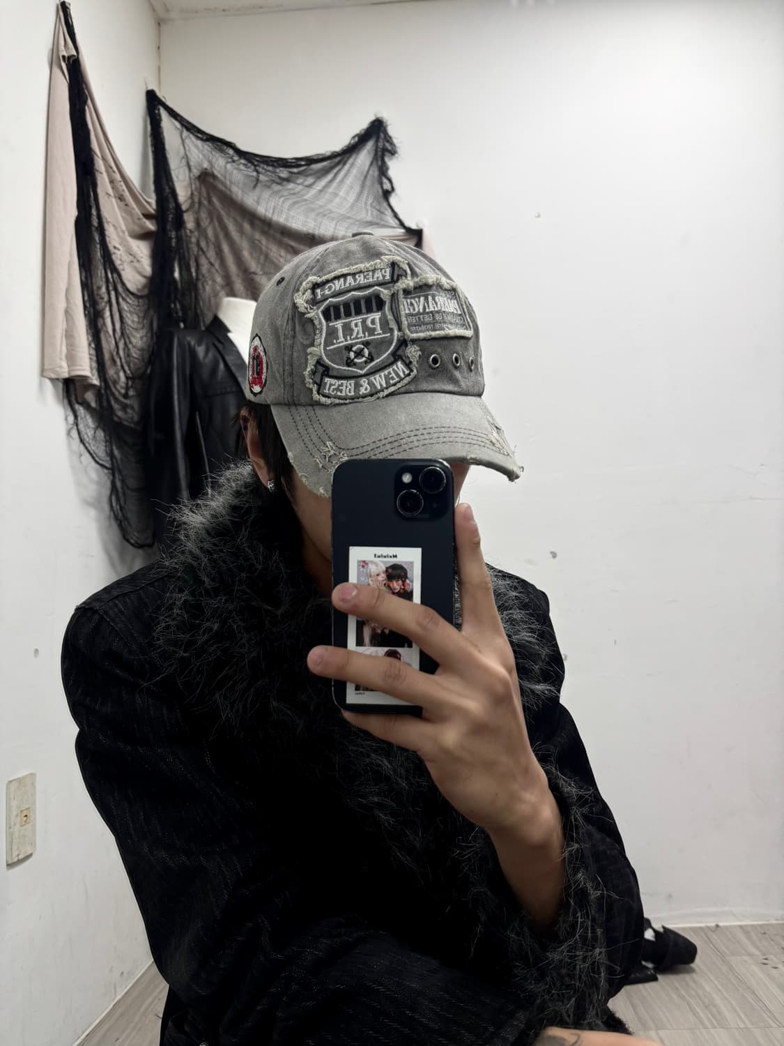 1 Patch Detail Grunge Cap (공용 Free) 3.0 상품이미지6