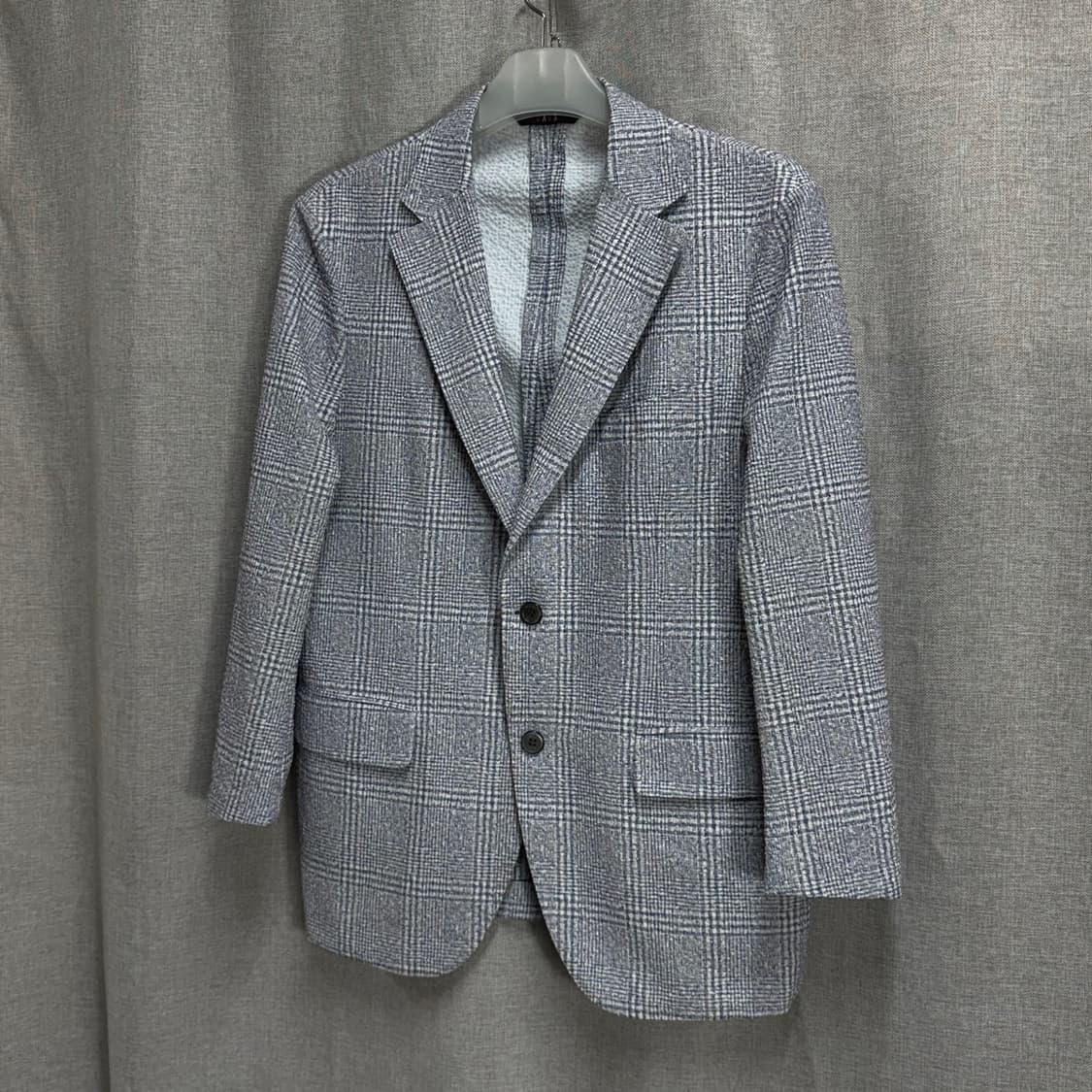 [103] 닥스(DAKS) Zero-G 폴리 하계 체크 자켓 상품이미지3