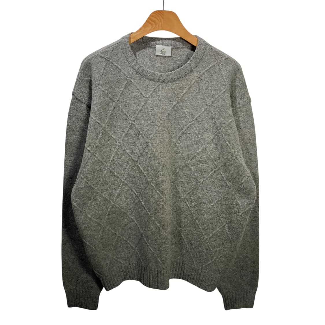 라코스테 그레이 패턴 니트 상품이미지2
