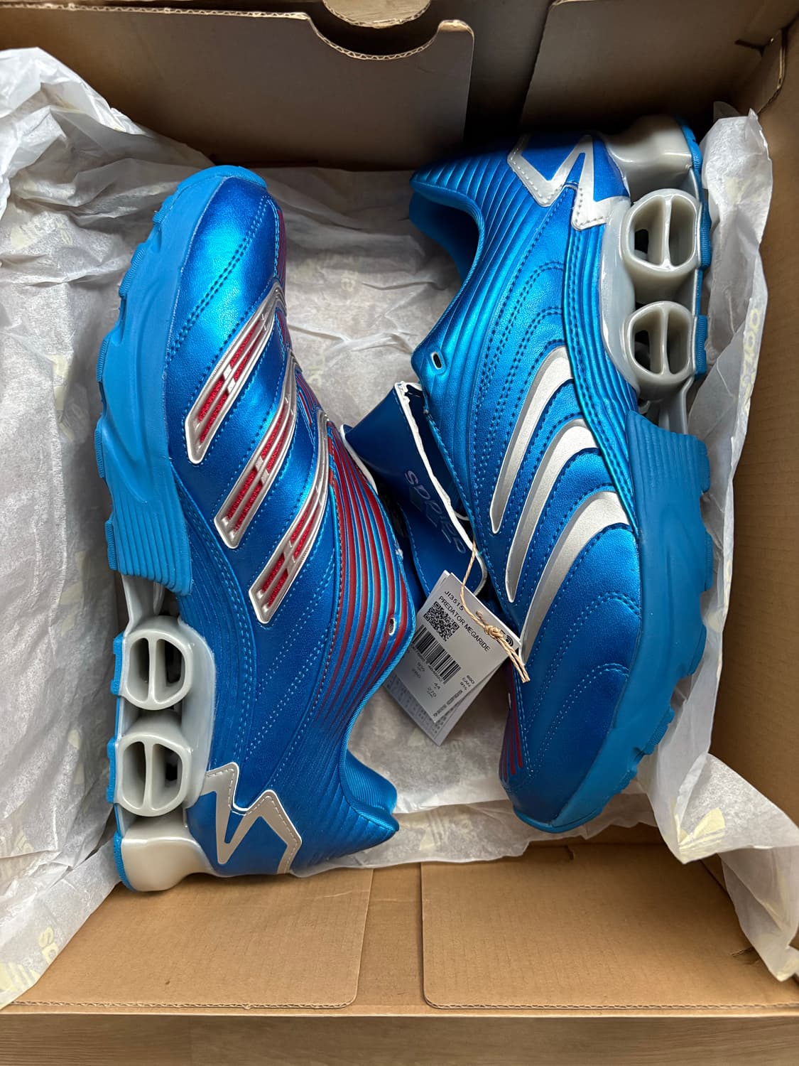 280 아디다스 프레데터 메가라이드 쇼크 블루 실버 메탈릭 상품이미지4