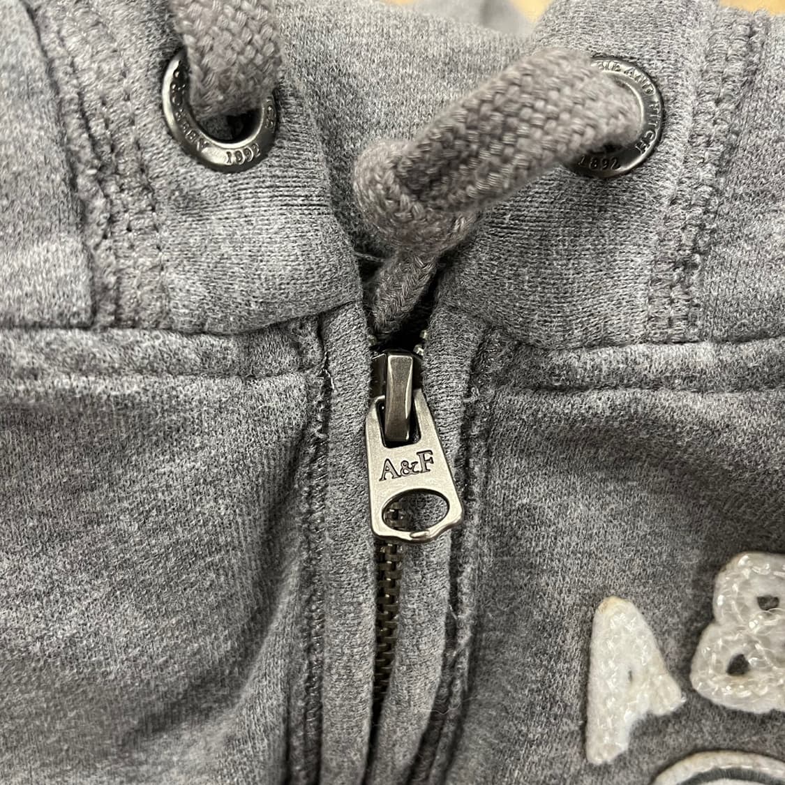 아베크롬비 그레이 딱붙 후드집업 상품이미지7