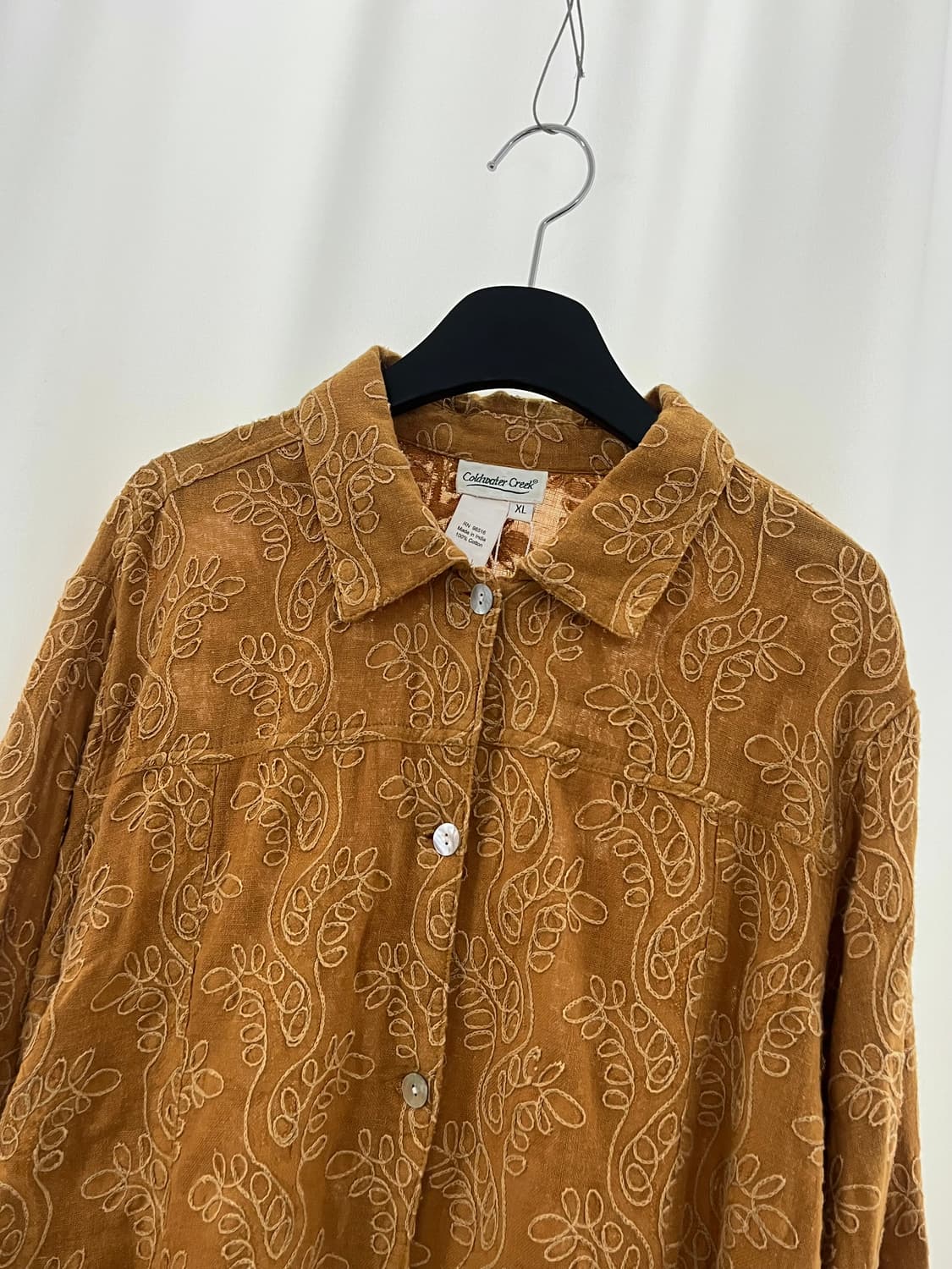 Coldwater Creek embroidery shirt  상품이미지1