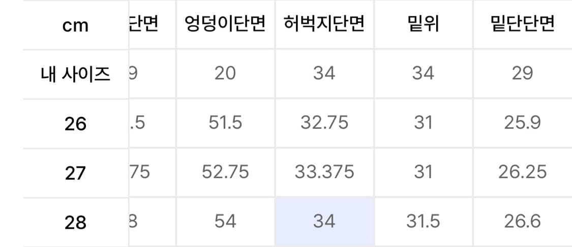 (28)무탠다드 엑스트라 와이드 데님 팬츠 라이트 인디고 상품이미지3