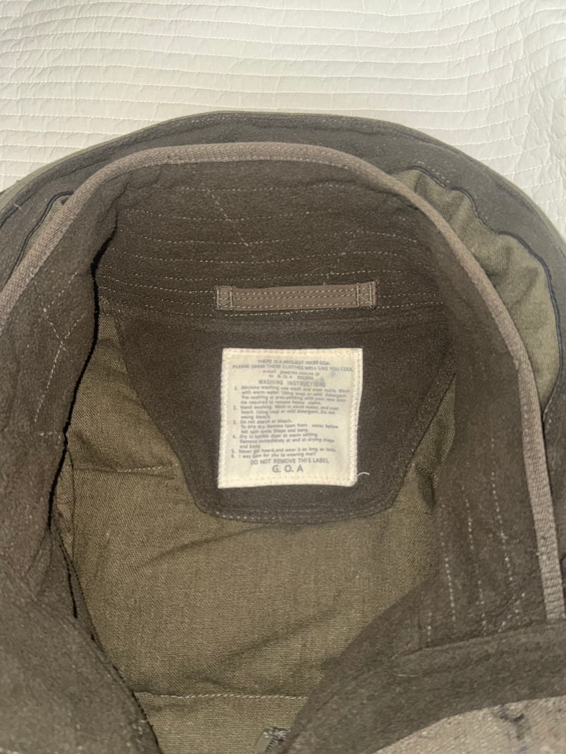 G.O.A goa 카키 패딩 점퍼 상품이미지3