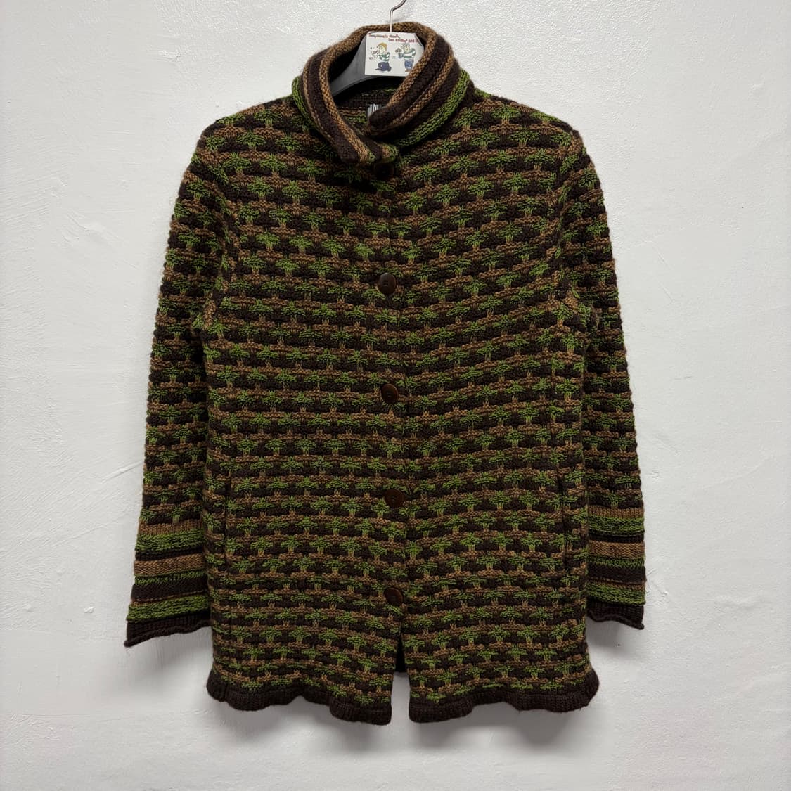 미쏘니 패턴 니트 가디건 상품이미지1