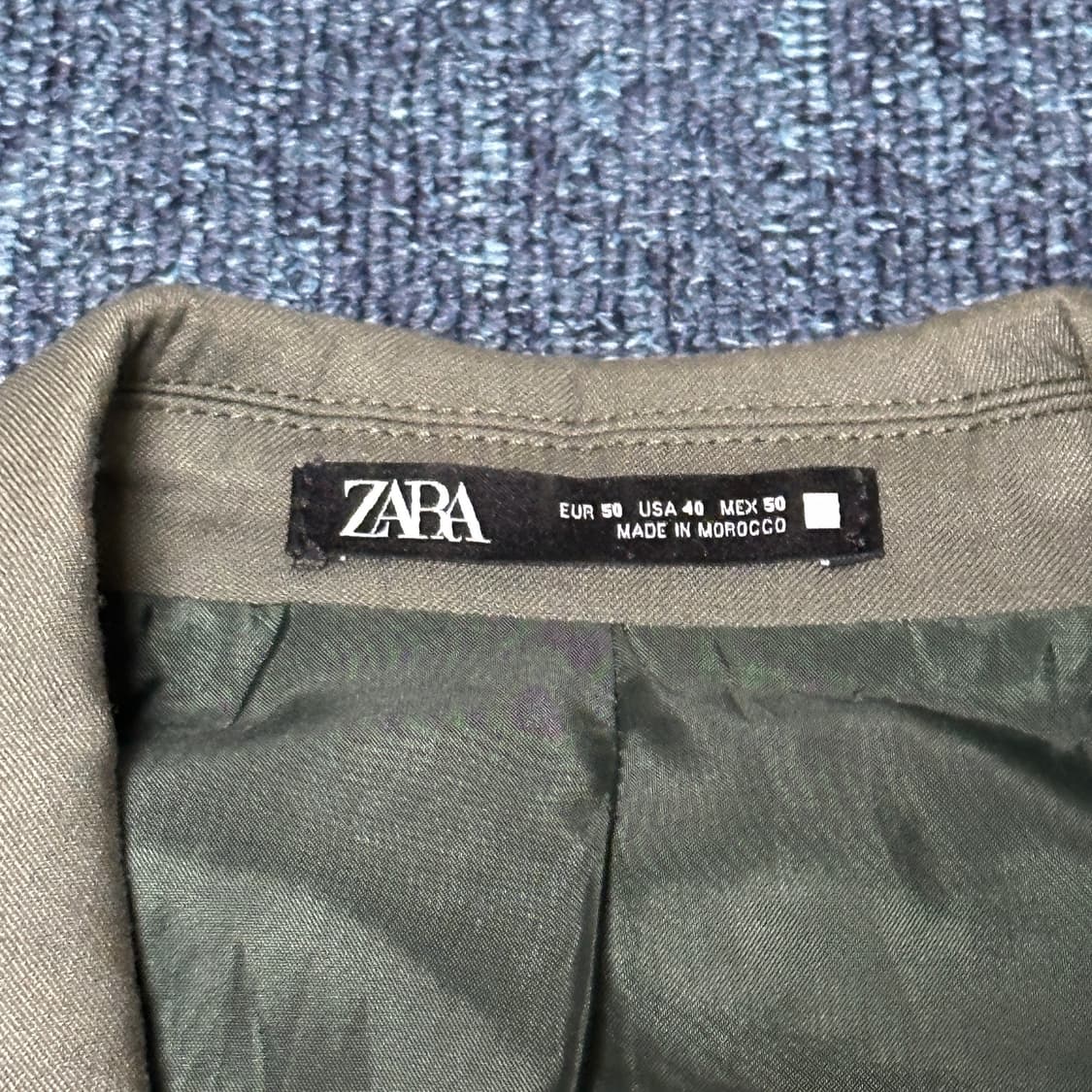ZARA 자라 정장 세트 올리브, 스카이블루  상품이미지9